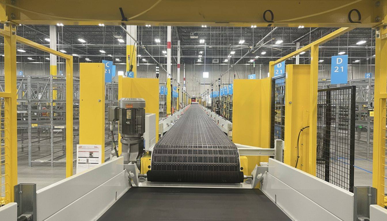 MTLI Group conveyor system installation in fulfillment center